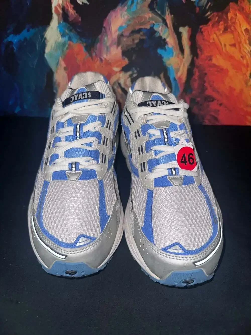 No.46 Brooks Dyad Running Sneakers White/Blue
